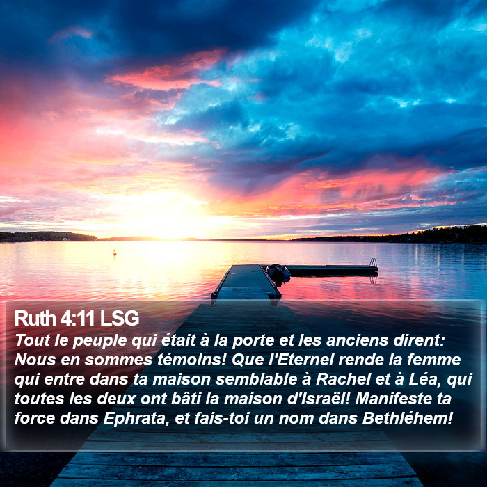 Ruth 4:11 LSG Bible Study