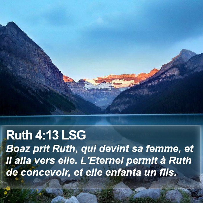 Ruth 4:13 LSG Bible Study