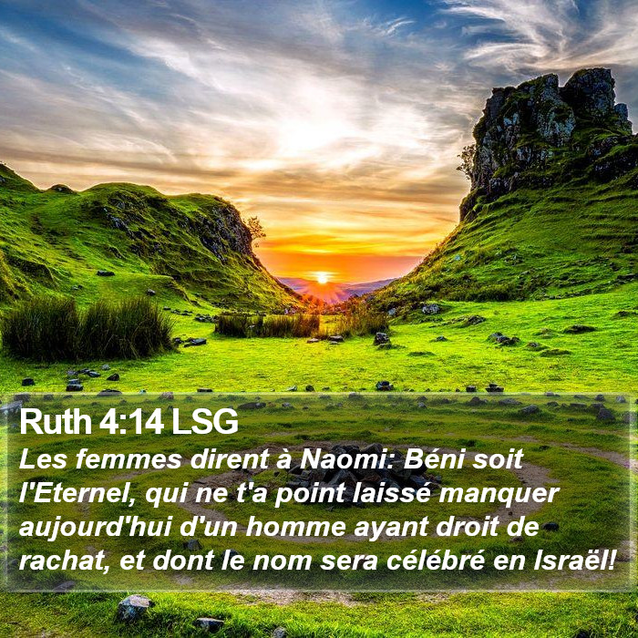 Ruth 4:14 LSG Bible Study