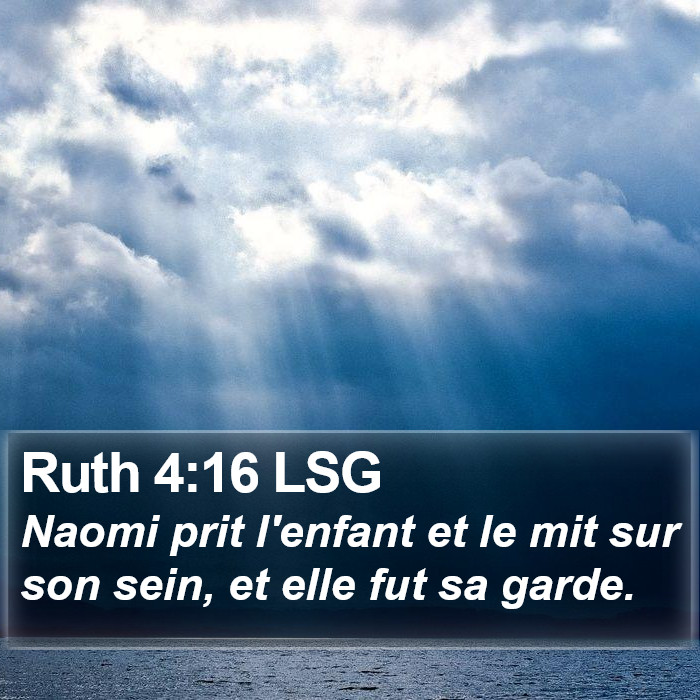 Ruth 4:16 LSG Bible Study