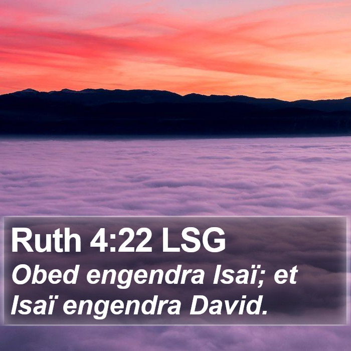 Ruth 4:22 LSG Bible Study