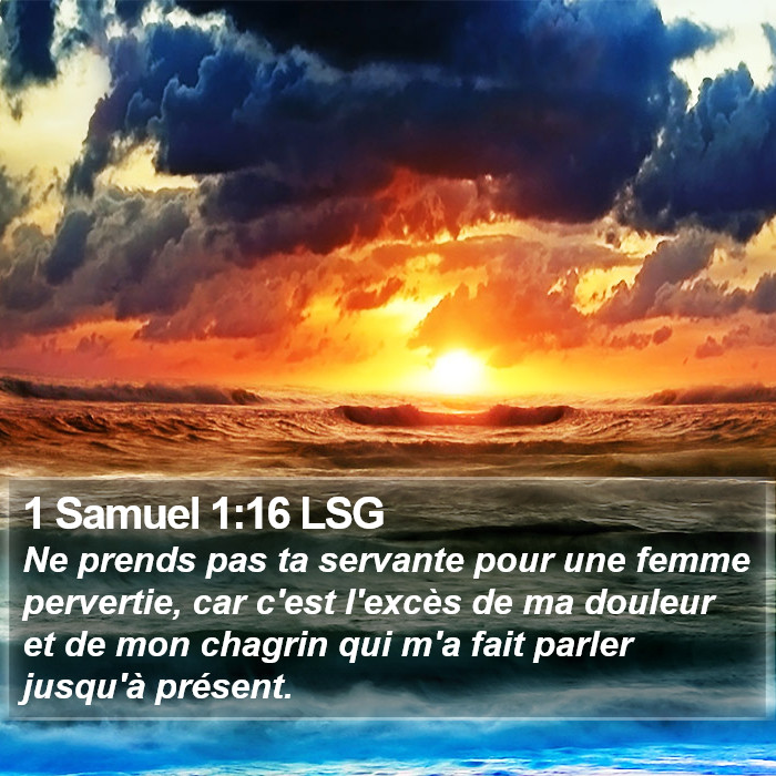 1 Samuel 1:16 LSG Bible Study