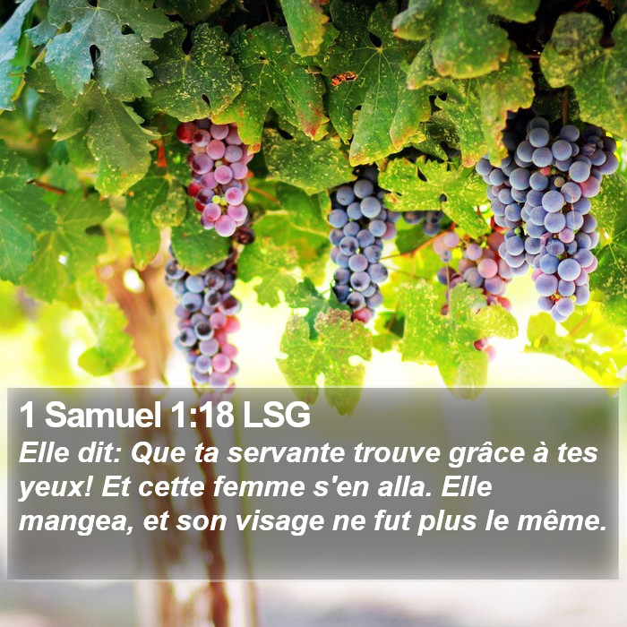 1 Samuel 1:18 LSG Bible Study