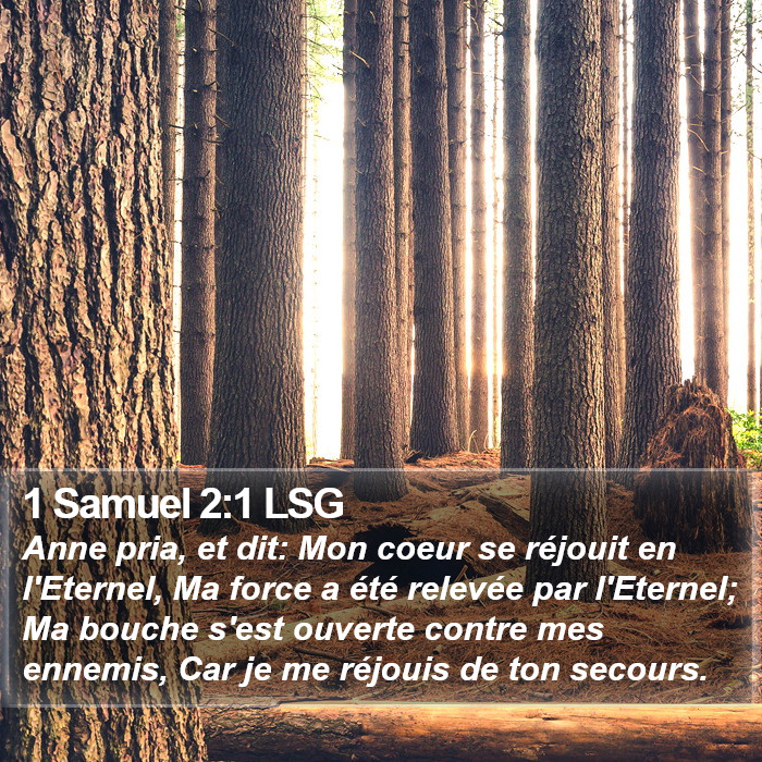 1 Samuel 2:1 LSG Bible Study