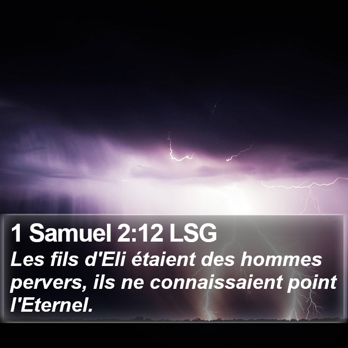 1 Samuel 2:12 LSG Bible Study