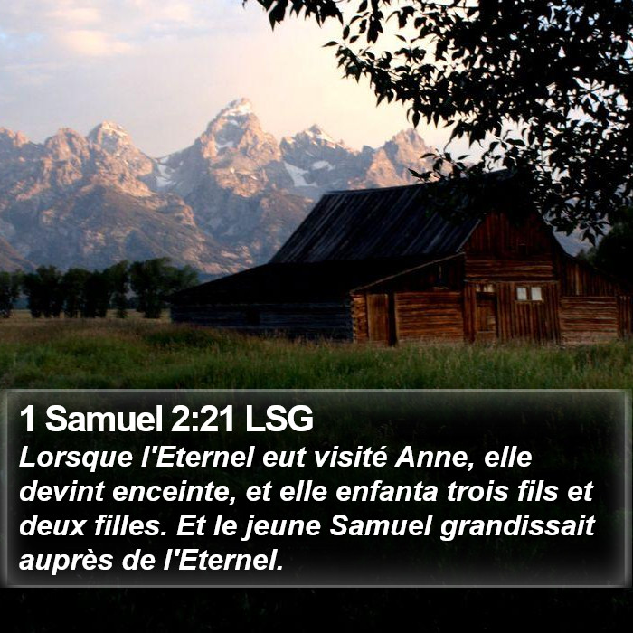 1 Samuel 2:21 LSG Bible Study