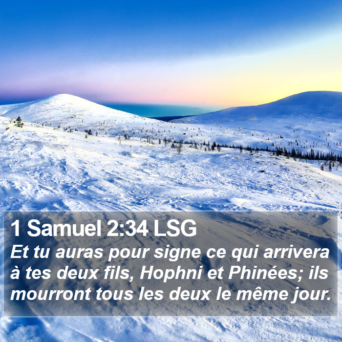 1 Samuel 2:34 LSG Bible Study