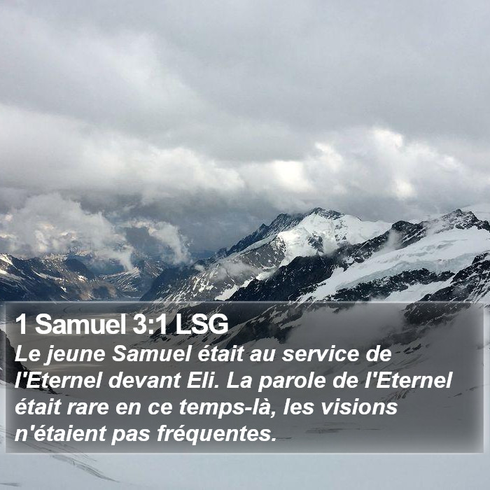 1 Samuel 3:1 LSG Bible Study