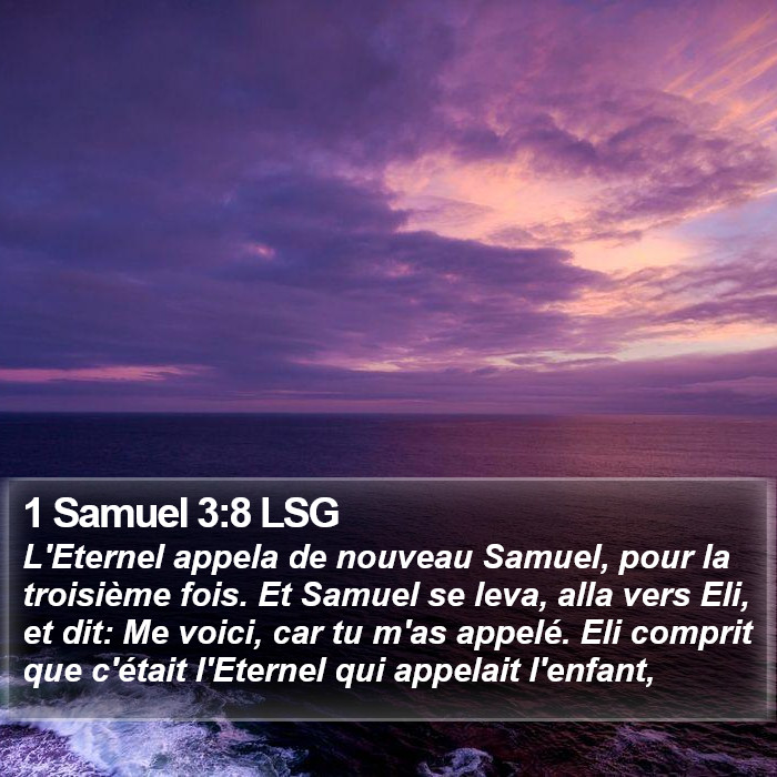 1 Samuel 3:8 LSG Bible Study