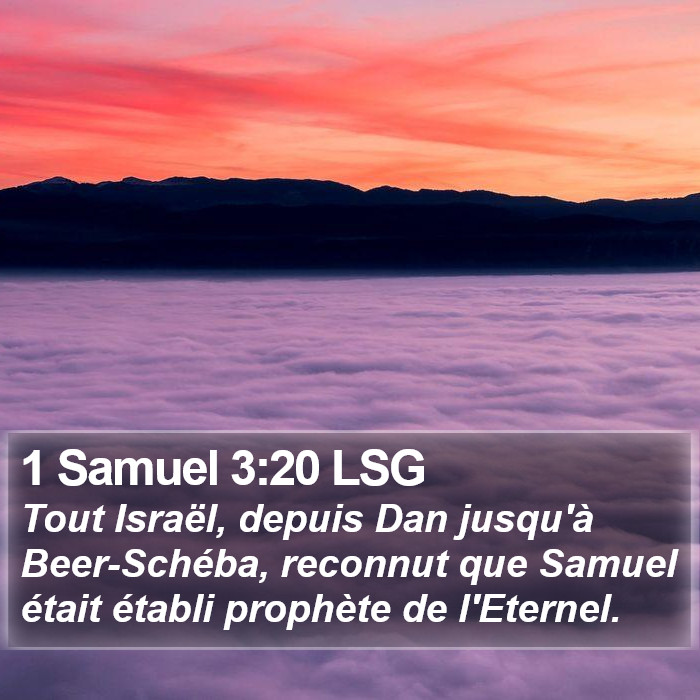1 Samuel 3:20 LSG Bible Study
