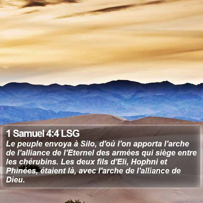 1 Samuel 4:4 LSG Bible Study