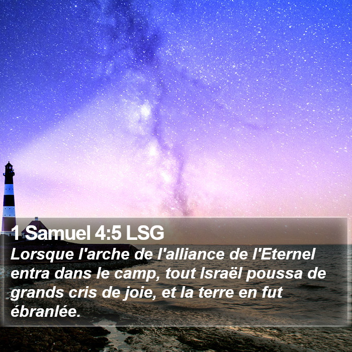 1 Samuel 4:5 LSG Bible Study