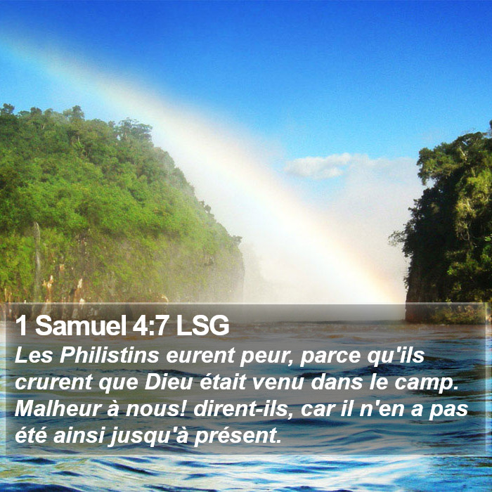 1 Samuel 4:7 LSG Bible Study