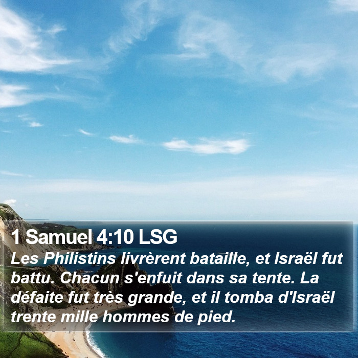 1 Samuel 4:10 LSG Bible Study