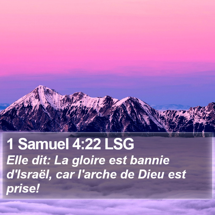 1 Samuel 4:22 LSG Bible Study