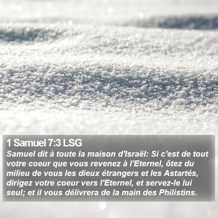 1 Samuel 7:3 LSG Bible Study