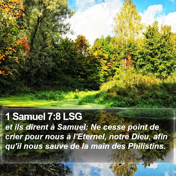1 Samuel 7:8 LSG Bible Study