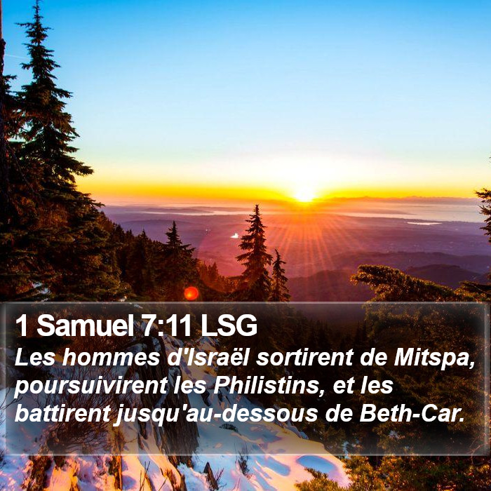 1 Samuel 7:11 LSG Bible Study