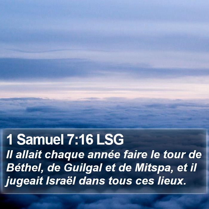 1 Samuel 7:16 LSG Bible Study