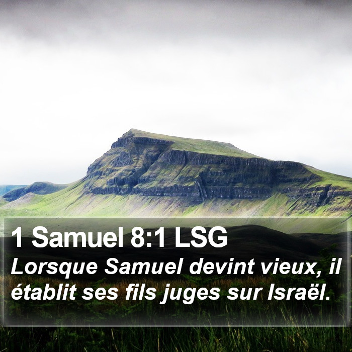 1 Samuel 8:1 LSG Bible Study