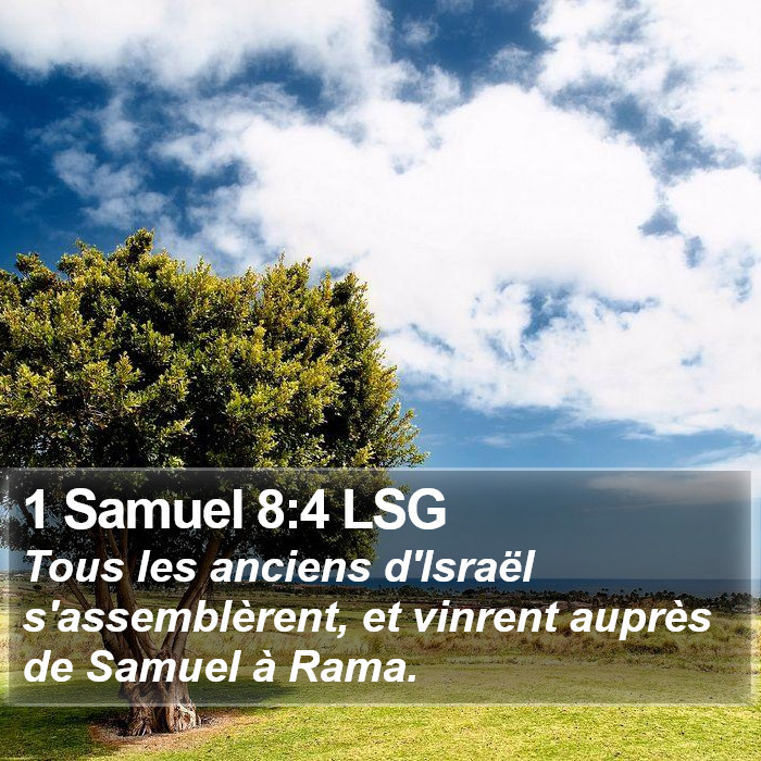 1 Samuel 8:4 LSG Bible Study