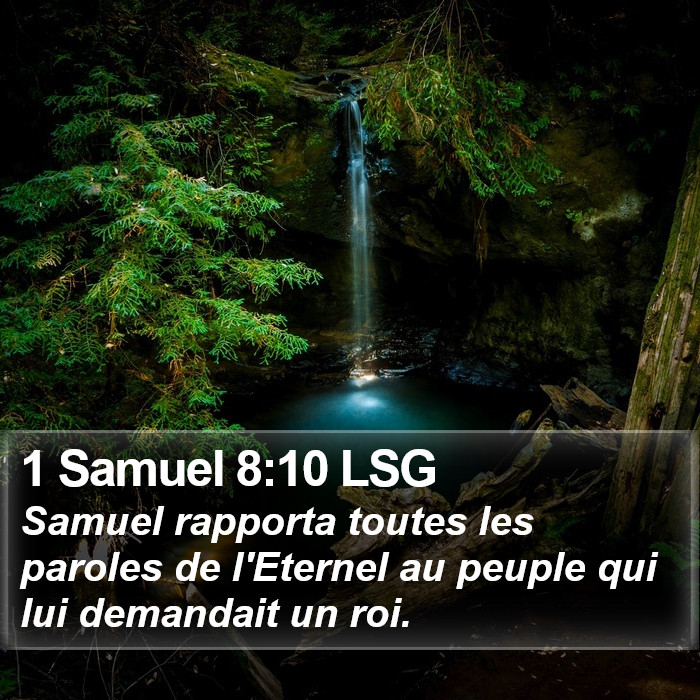 1 Samuel 8:10 LSG Bible Study