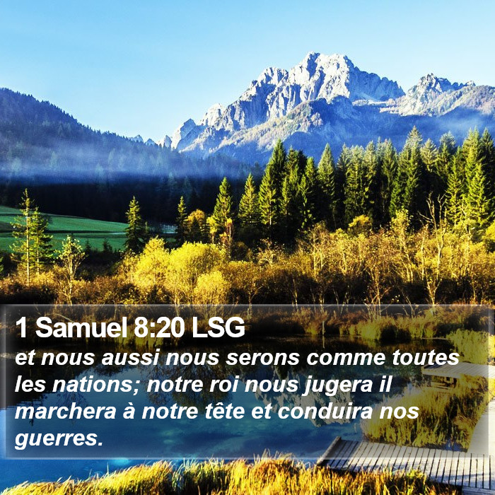 1 Samuel 8:20 LSG Bible Study