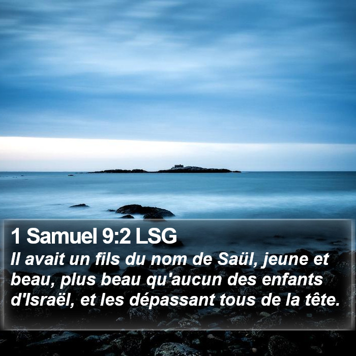 1 Samuel 9:2 LSG Bible Study