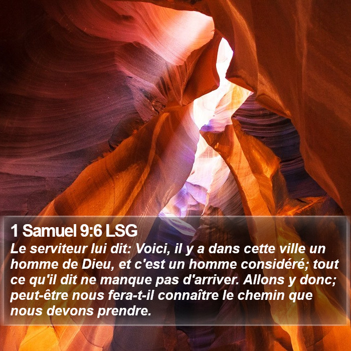 1 Samuel 9:6 LSG Bible Study