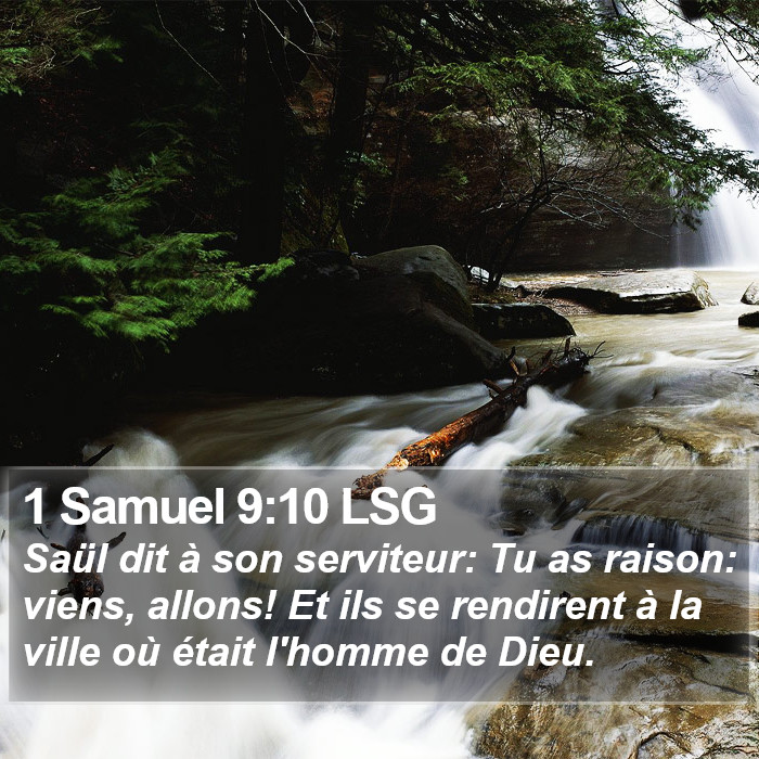1 Samuel 9:10 LSG Bible Study