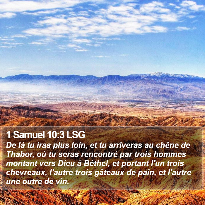 1 Samuel 10:3 LSG Bible Study