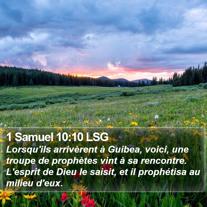 1 Samuel 10:10 LSG Bible Study