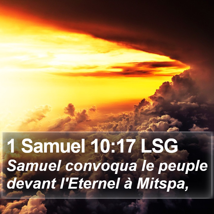 1 Samuel 10:17 LSG Bible Study