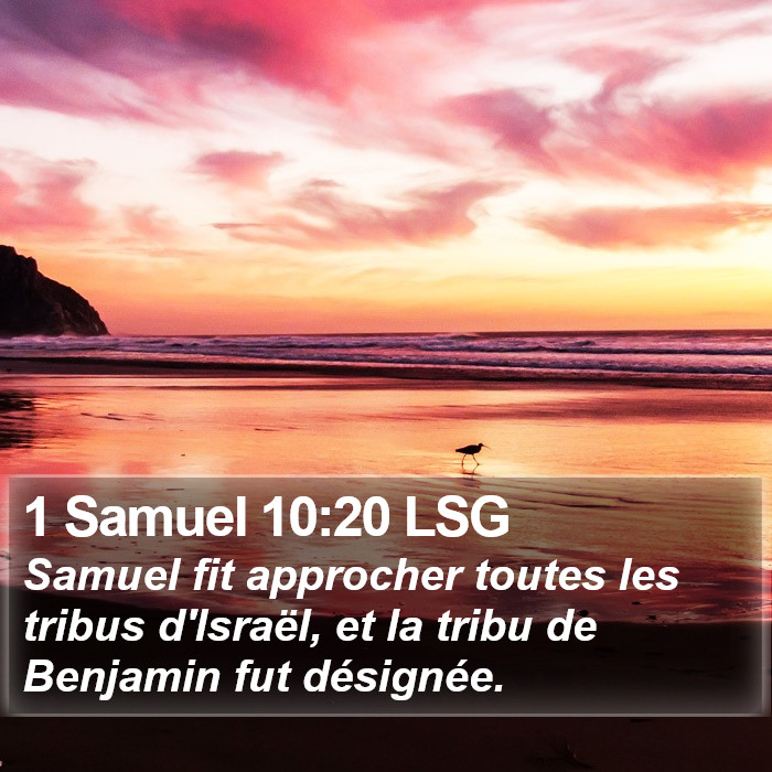 1 Samuel 10:20 LSG Bible Study