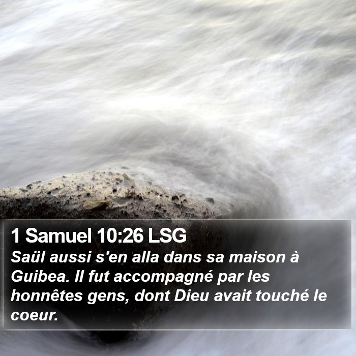 1 Samuel 10:26 LSG Bible Study