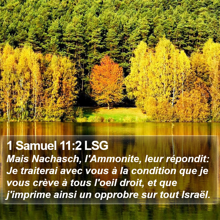 1 Samuel 11:2 LSG Bible Study