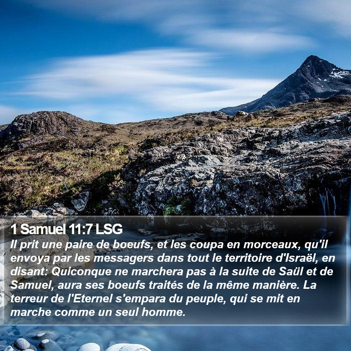 1 Samuel 11:7 LSG Bible Study