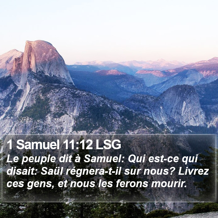 1 Samuel 11:12 LSG Bible Study