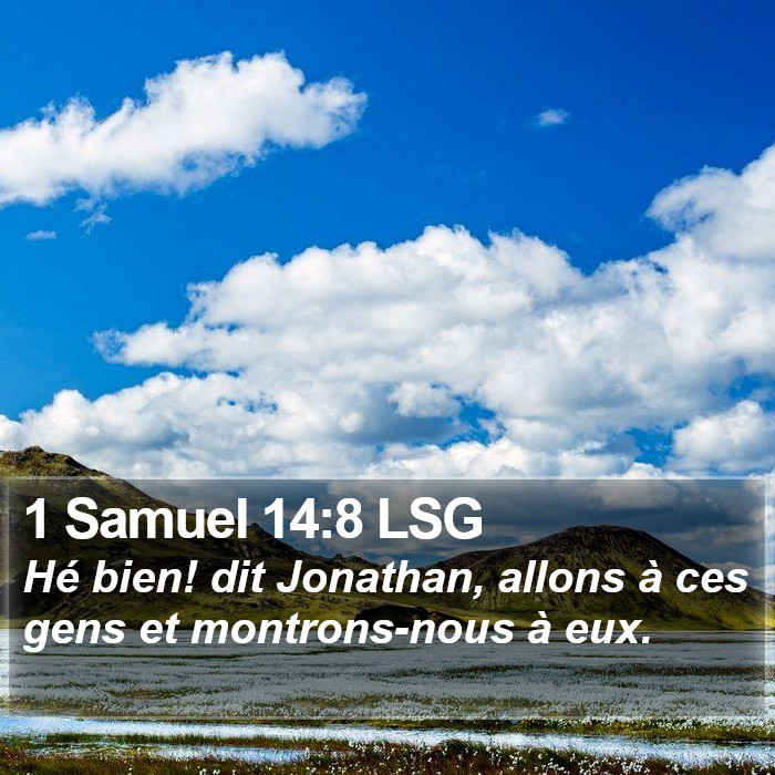1 Samuel 14:8 LSG Bible Study
