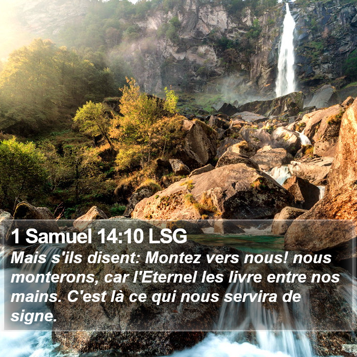 1 Samuel 14:10 LSG Bible Study