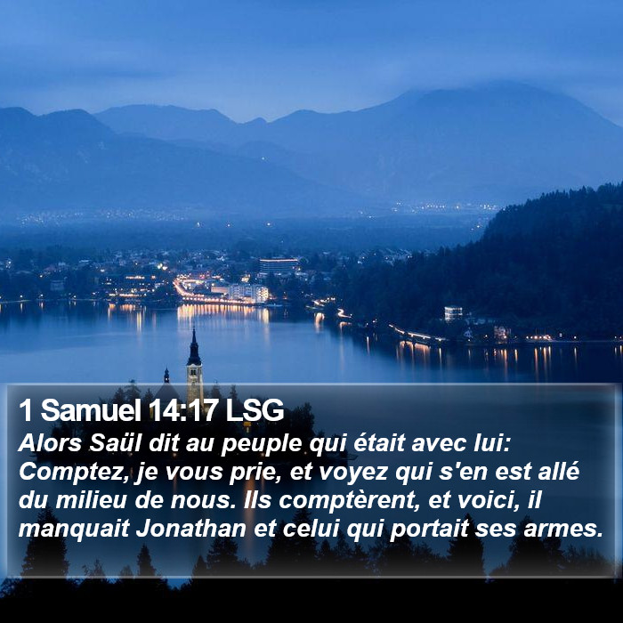 1 Samuel 14:17 LSG Bible Study