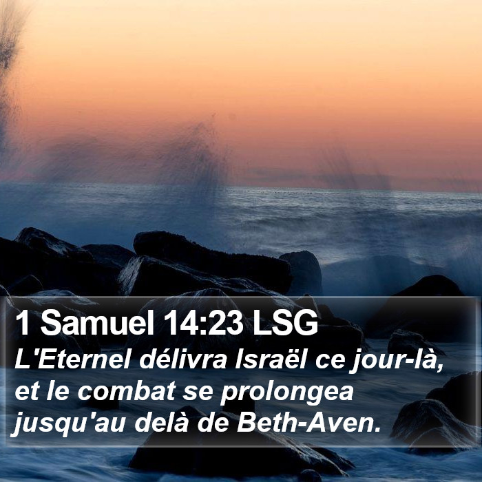 1 Samuel 14:23 LSG Bible Study
