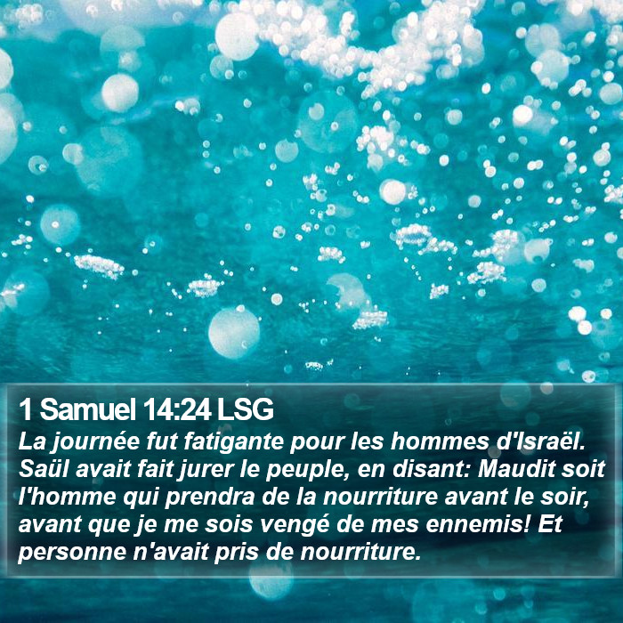 1 Samuel 14:24 LSG Bible Study