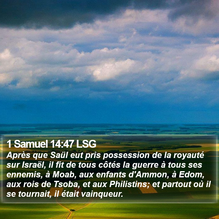 1 Samuel 14:47 LSG Bible Study