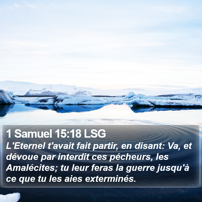 1 Samuel 15:18 LSG Bible Study