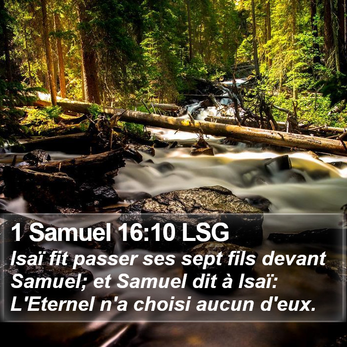 1 Samuel 16:10 LSG Bible Study