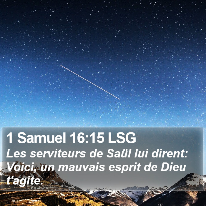 1 Samuel 16:15 LSG Bible Study