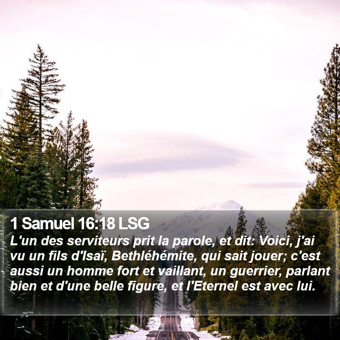 1 Samuel 16:18 LSG Bible Study