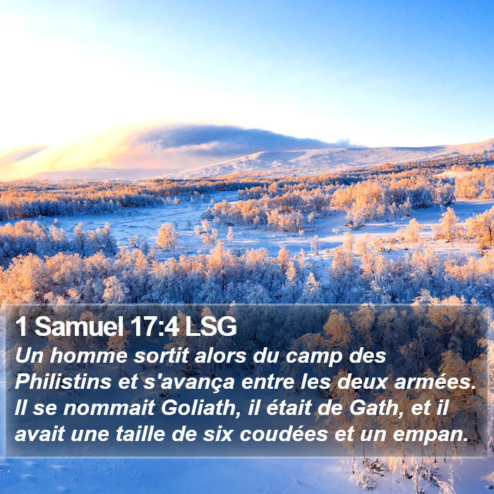 1 Samuel 17:4 LSG Bible Study