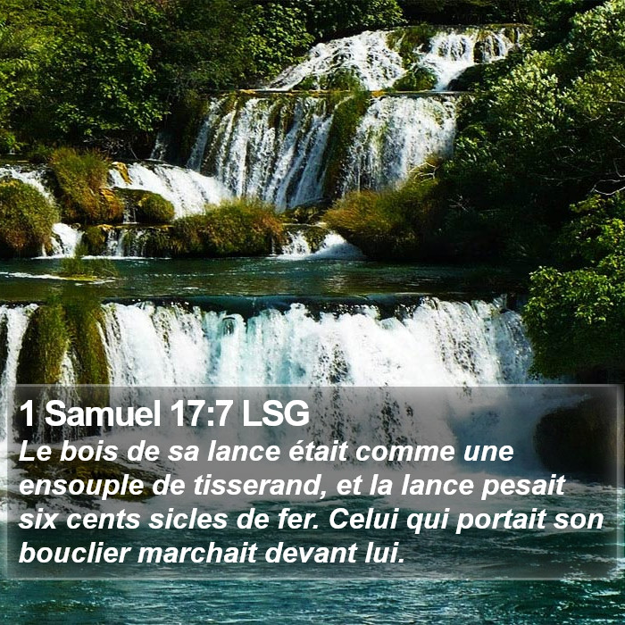 1 Samuel 17:7 LSG Bible Study